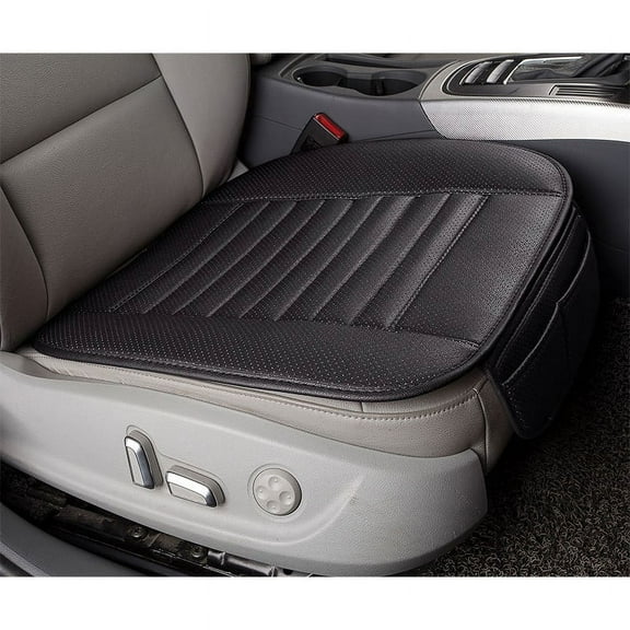 YUVA Universal Car Seat Cushion, 52x50cm, Memory Silk Wadding, Non-Slip Rubber Bottom, with Storage Pouch, Comfortable & Durable