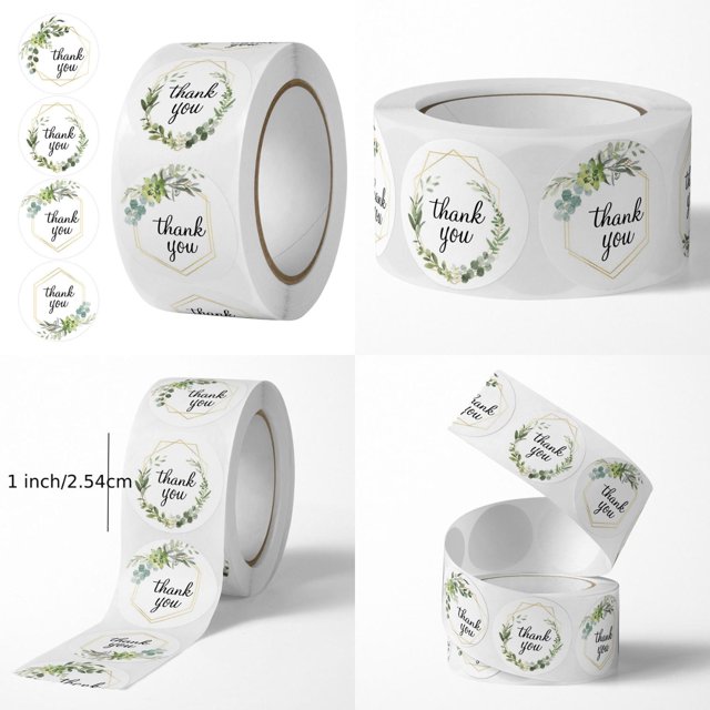 YUXAOJZ HighQuality Delightful Floral Paper Stickers Vibrant 500pcs