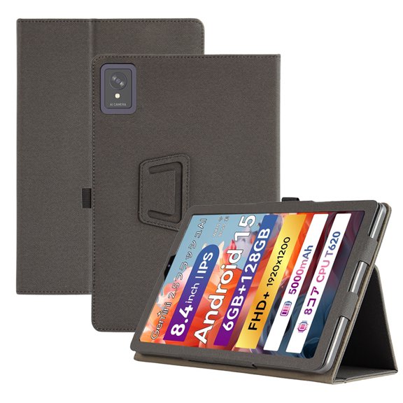 YUXELI For FPD CP08-J1 8.4Protective Case with Handheld Band Premium PU Leather StandFunction Case