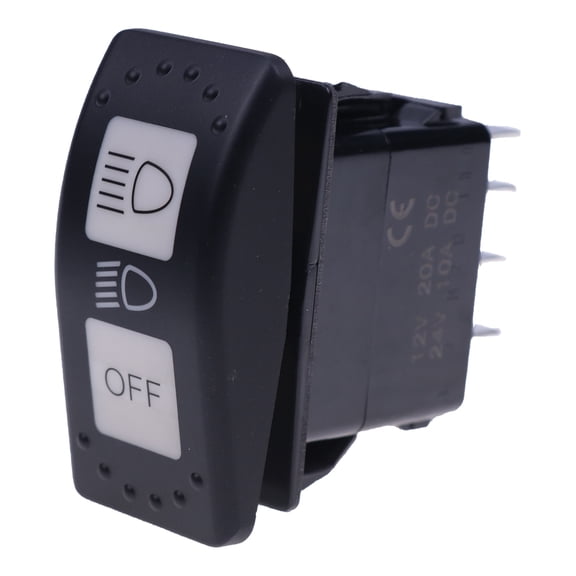 12V Headlight Switch 710004492 for Can-Am Traxter ATV Maverick X3 Defender Maverick Trail and Sport On/Off Switch Blue LED Light 8 Pin 20A
