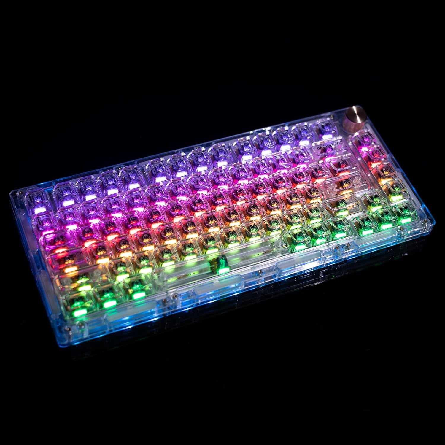 YUYAN-113 Keys Transparent PC Keycaps Set with 2.75 Shift, ASA Profile ...