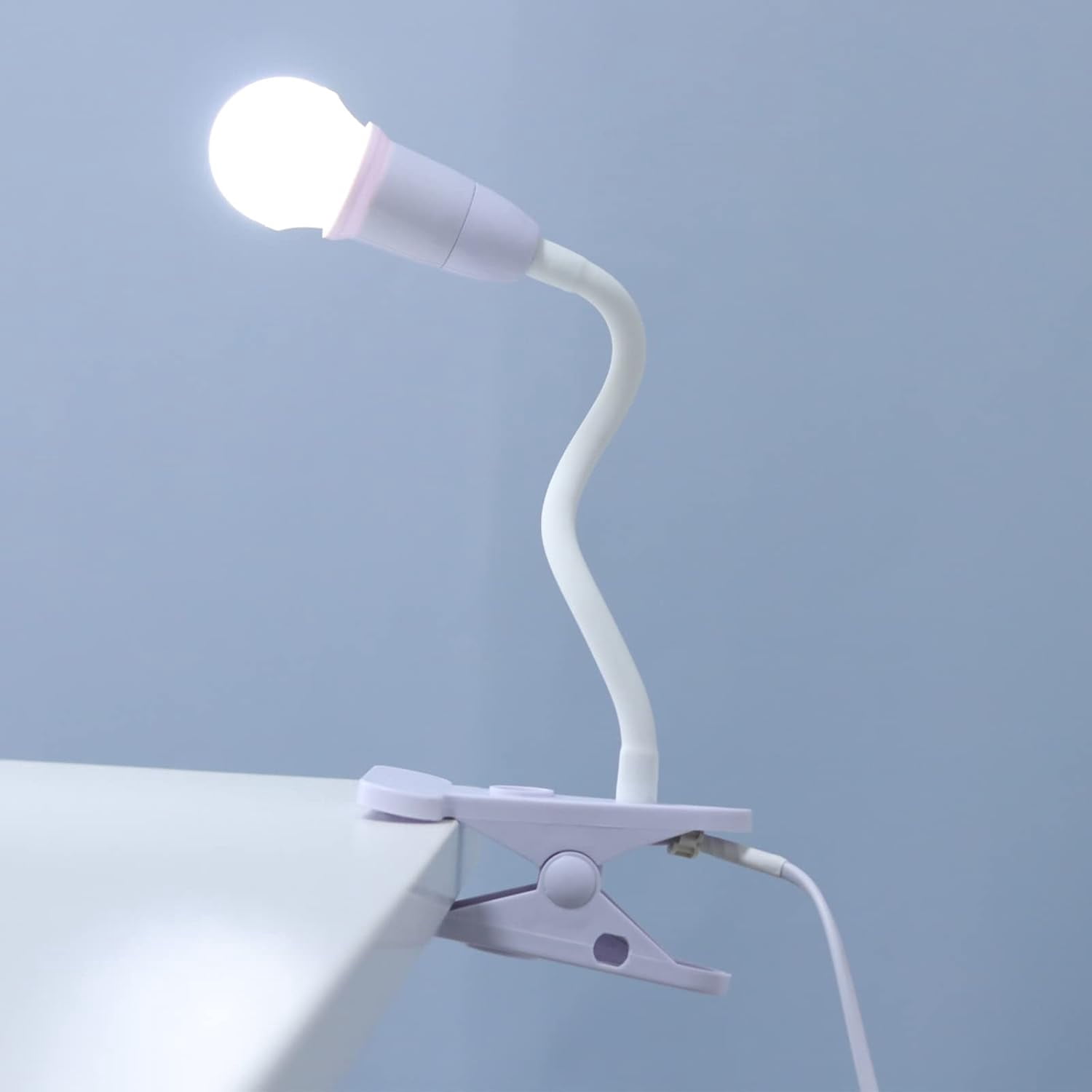 YUYAN-2 Pack Clip on Light E26/E27 Clamp Light Socket with Plug and ...