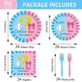 thumbnail image 2 of HiEnjoin 72PCS Baseball Party Plates And Napkins, Baseball Birthday Dessert Plates With Forks Disposable Dinnerware Baseball Themed Decoration Supplies For Baseball Fans Boys Baby Shower 2 of 13