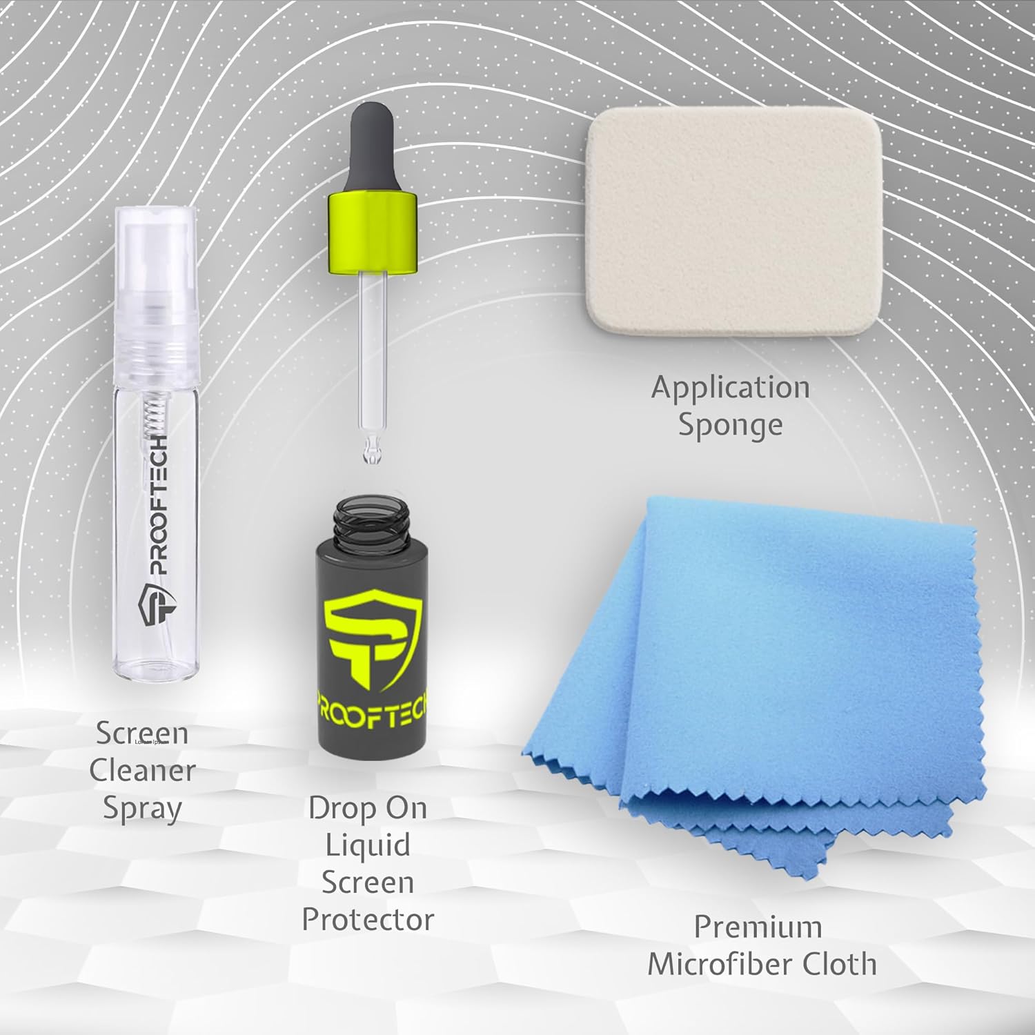 YUYAN-DROP ON Liquid Glass Screen Protector for up to 10 Devices - Wipe ...