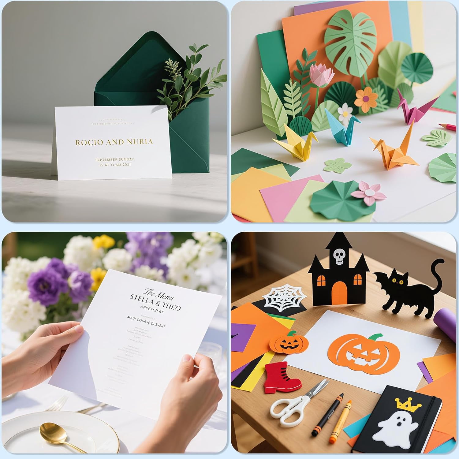 YUYAN-Premium White Cardstock Paper (5x7 Inch) \u2013 440 Sheets, 200