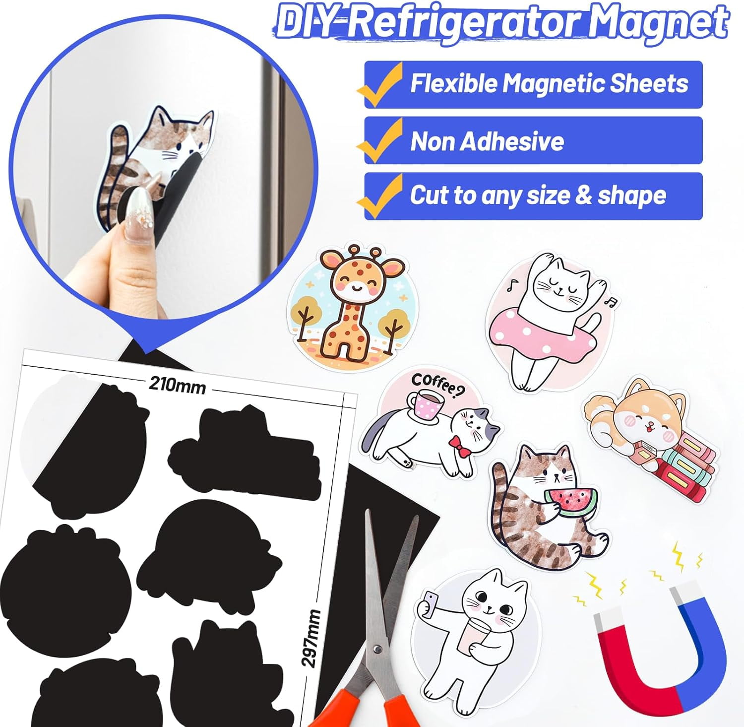 YUYANPrintable Sheets for Inkjet Printer 8.26" x 11.69" A4