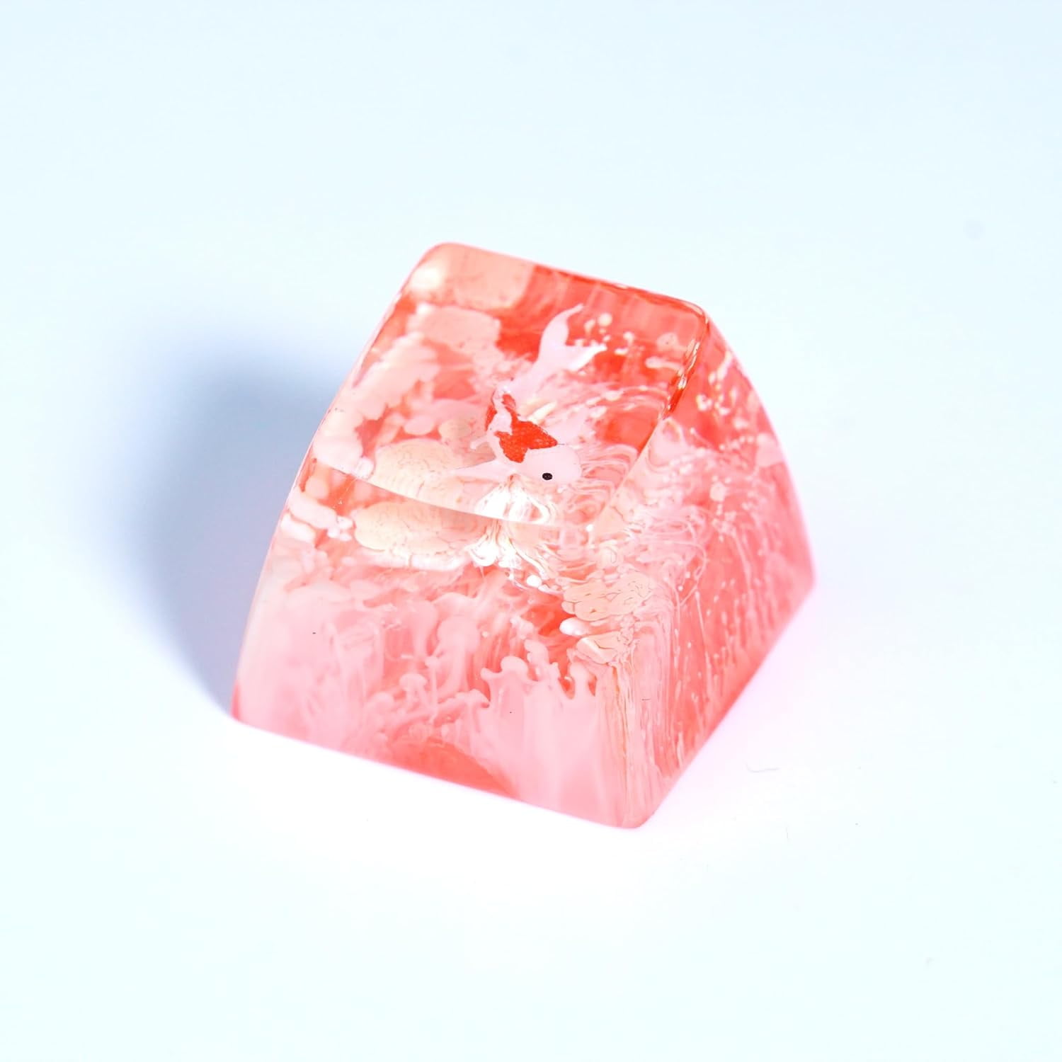 YUYAN-Random Koi Fish Artisan Keycap R1 SA Profile Custom Keycaps 1U ...