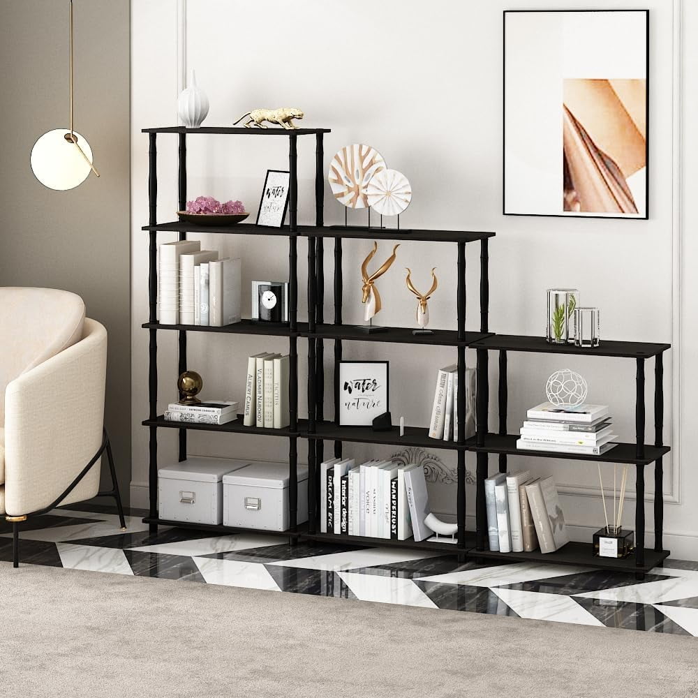 YUYAN-Turn-N-Tube 4-Tier Multipurpose Shelf Display Rack, Classic Tubes ...