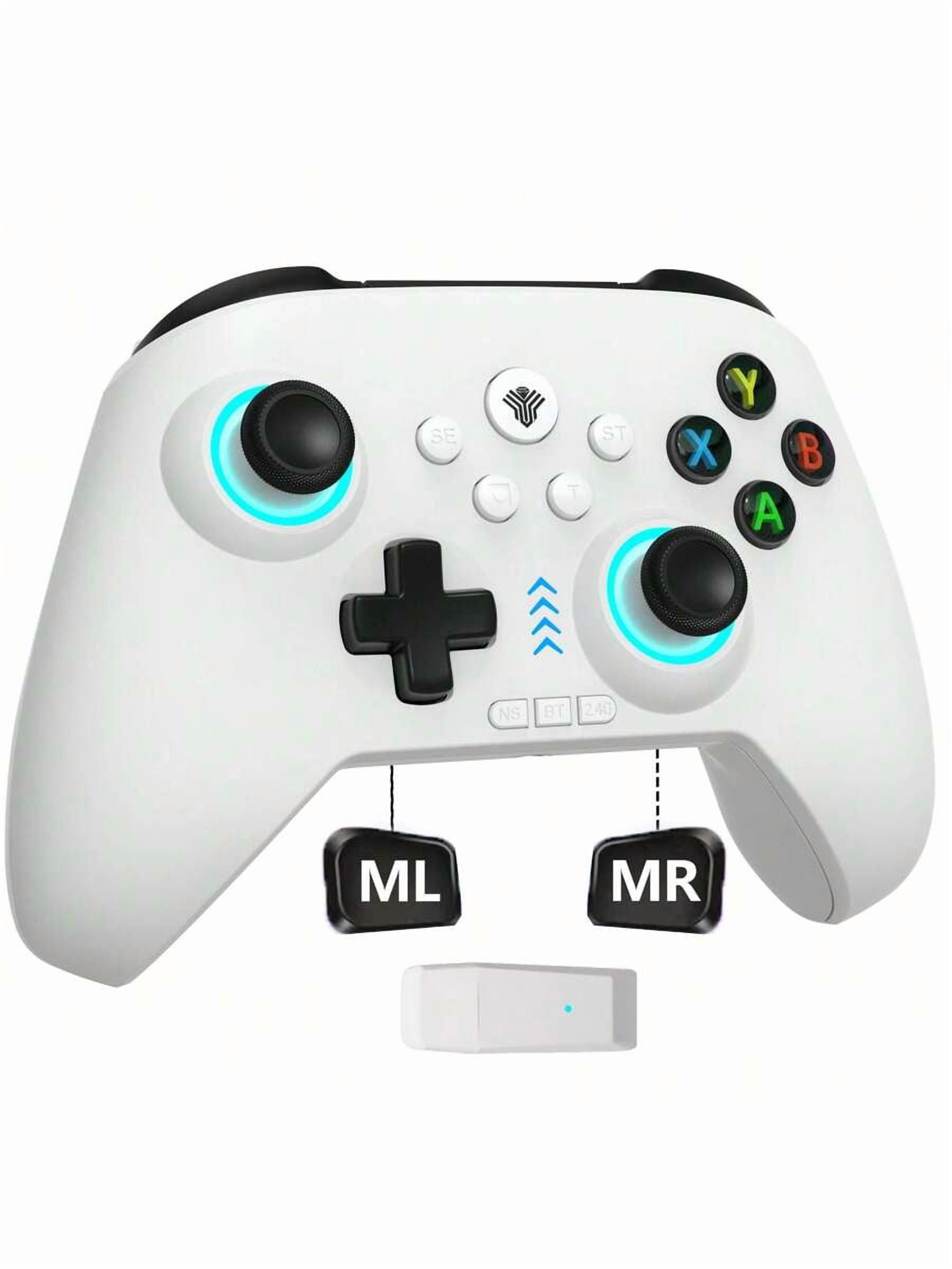 YUYIU 2.4G Wireless PC Controller With RGB Lighting/Programming Keys ...