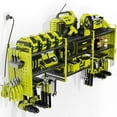 thumbnail image 1 of YUYU Power Tool Organizer with Charging Station Wall Mount, 3 Layer Expanded Heavy Duty Garage Organization, 48.8 Inch Length Garage Tool Storage, 4 Drill Slot, 16" Standard Hole, Green, 1 of 8