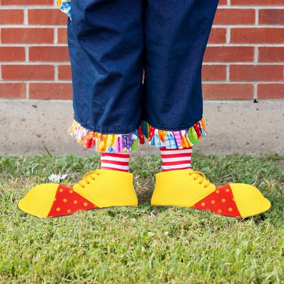 YUYUETIME Comfortable Eva Clown Shoes Assorted Color for Cosplay and Parties