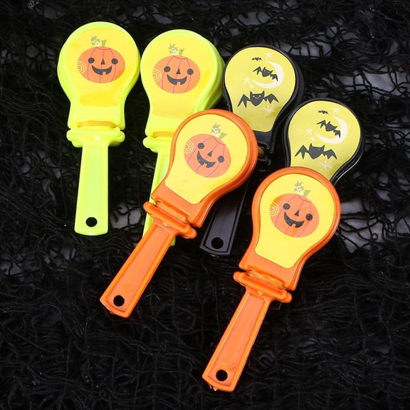 YUYUETIME 12 Pack Hand Clappers for Kids, Plastic Applause Noise Makers, Assorted Favors for Birthdays, Games, Events