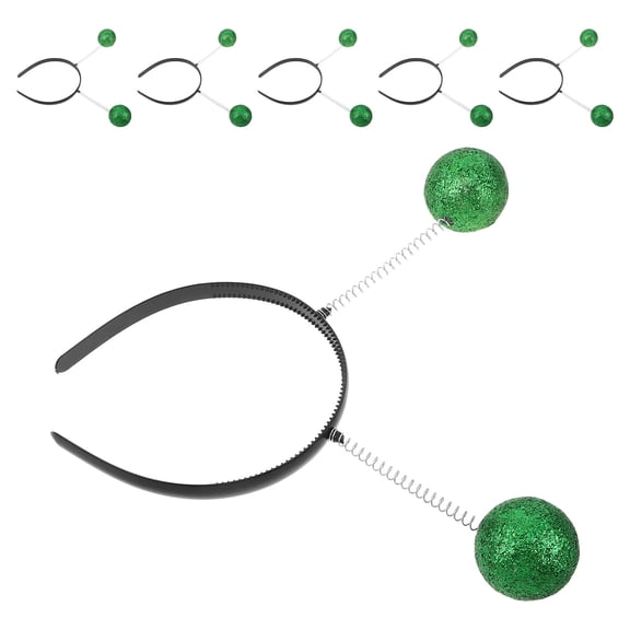 YUYUETIME Space Themed Dark Green Headband with Glitter Balls for Costume