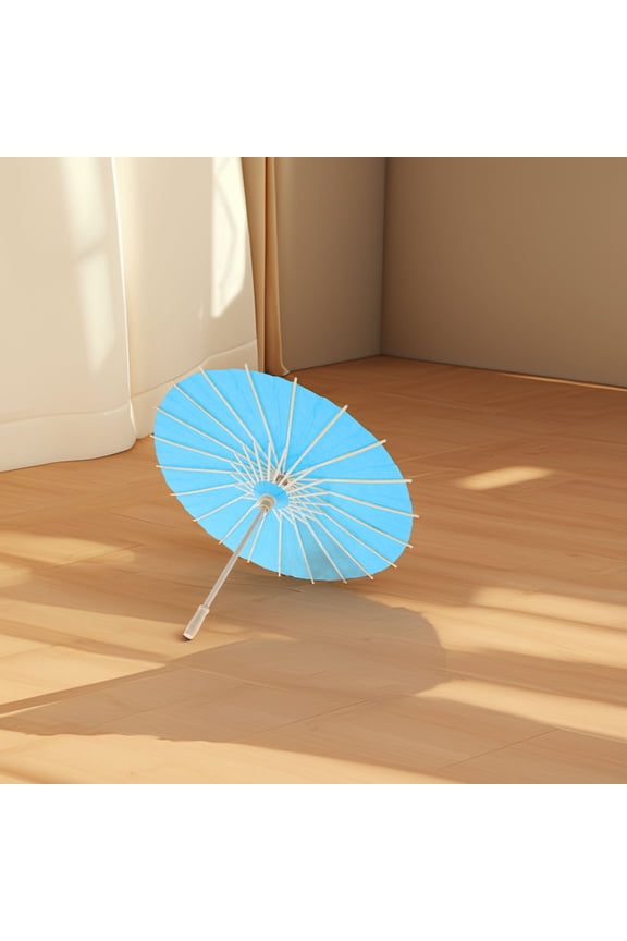 Oil Paper Umbrella Sun Protection Bamboo 1Pack For School Activities