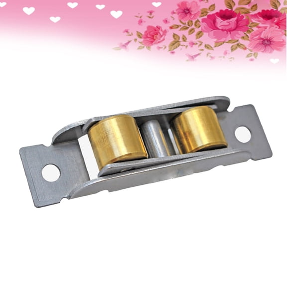 YUYUETIME Window Roller Metal Wheels Brass 1Pcs 0.63 Diameter In