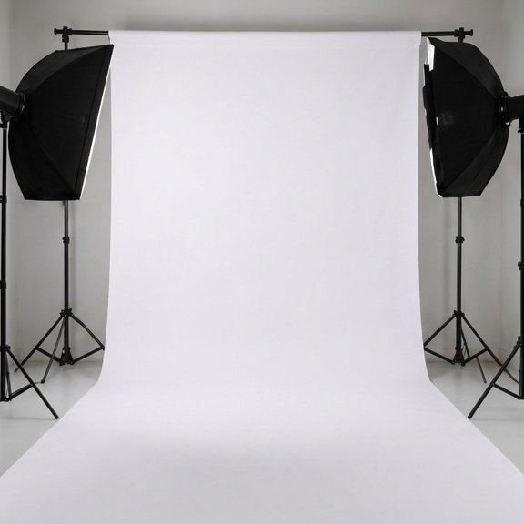 YUYUETIME Pure White Background Cloth Modern Chic Decor for Photography