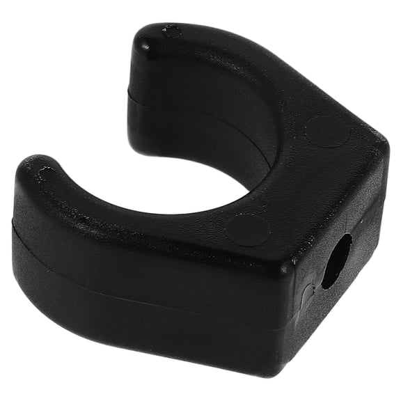 YUYUETIME 1Pcs Black Nylon Pipe Clip for Boat Holder and Pontoon Boat Ladder Parts 1.4x1.2x0.7in
