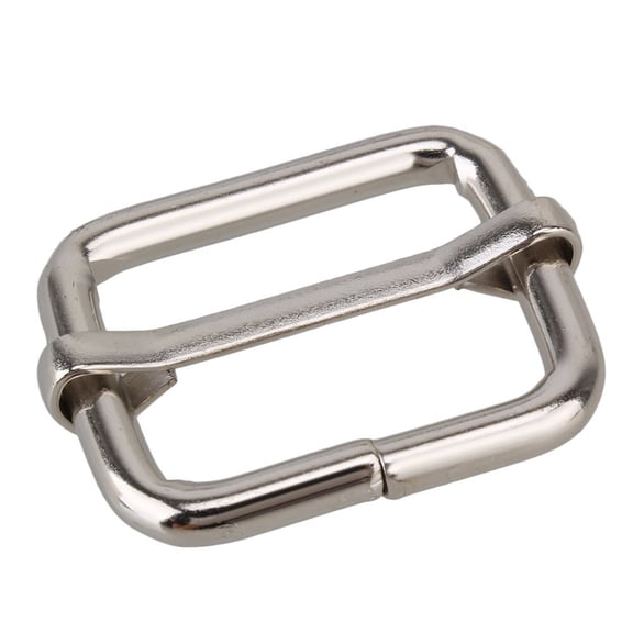 YUYUETIME Tri-Glides Slide Buckles Roller Buckle Iron 20pcs Silver