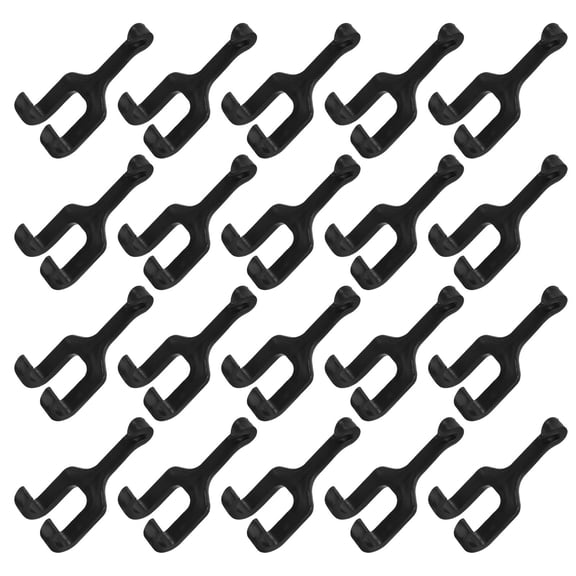 YUYUETIME 20Pcs PP Plastic Hooks for Melon Vine Support Trellis Accessories