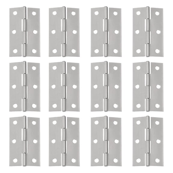 YUYUETIME 20Pcs Stainless Steel Door Hinge for Furniture Hinge Diy Enthusiasts 5.8X1.8In