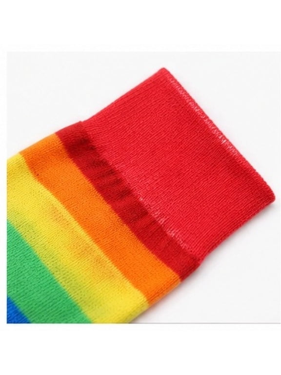 Clown Cosplay Stockings Assorted Color Good Elasticity Anti-Slip Comfortable 2Pairs