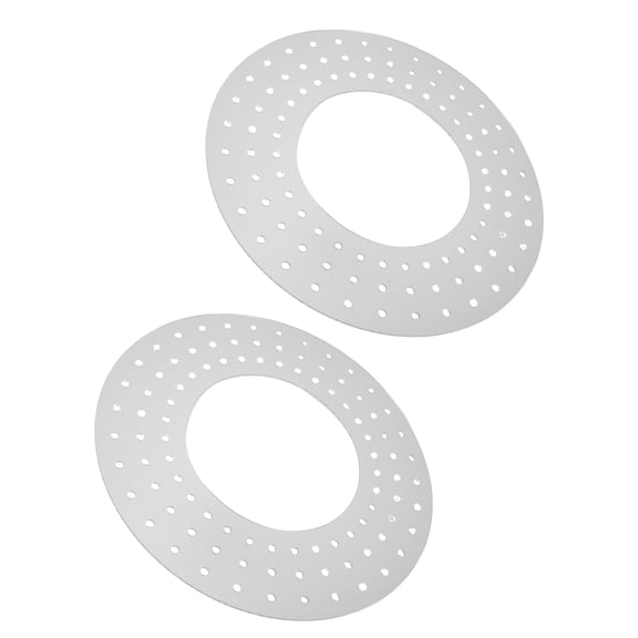 YUYUETIME 2Pcs Flat Wreath Form with Pre Drilled Design and Durable Acrylic Base for Party Decor