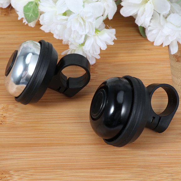 YUYUETIME Bike Bell Kids Boys Road Safety 2Pcs Plastic Bells Silver