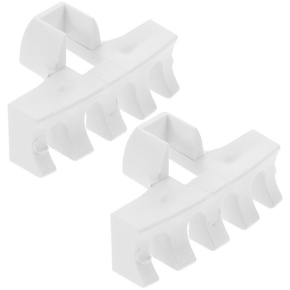 YUYUETIME 2Pcs Racket Stringing Spreader for Badminton Racket String Load Protection Compact White 1.4X0.8X0.8in