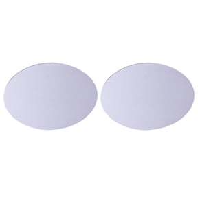 YUYUETIME 2Pcs Round Acrylic Reflective Mirrors for Studio Use 18X18X0.2in