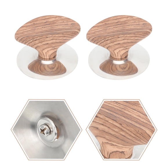 YUYUETIME 2Pcs Pan Lid Handle Replacement Knobs Strong and Sturdy Pot Accessories in Assorted Colors
