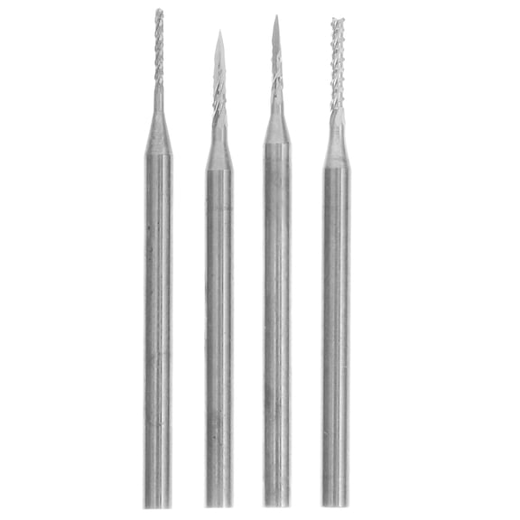 YUYUETIME 30Pack Carbide Rotary File for Carving Tungsten Steel Micro Drill Bits