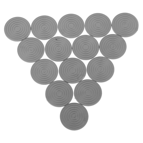 YUYUETIME 30Pcs Grey Circular Plastic Coins for Tricks and Illusions Shows