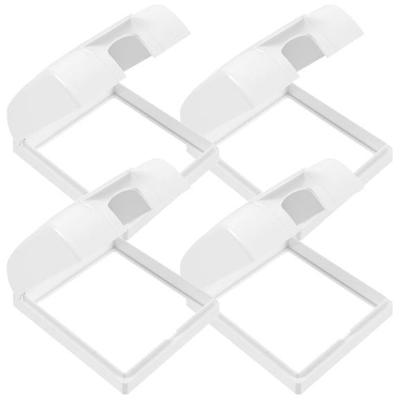 YUYUETIME 4Pcs Oilproof and Smokeproof Plug Cover for Sockets Suitable for Kitchen and Balcony 11.8X3.9X1.8in
