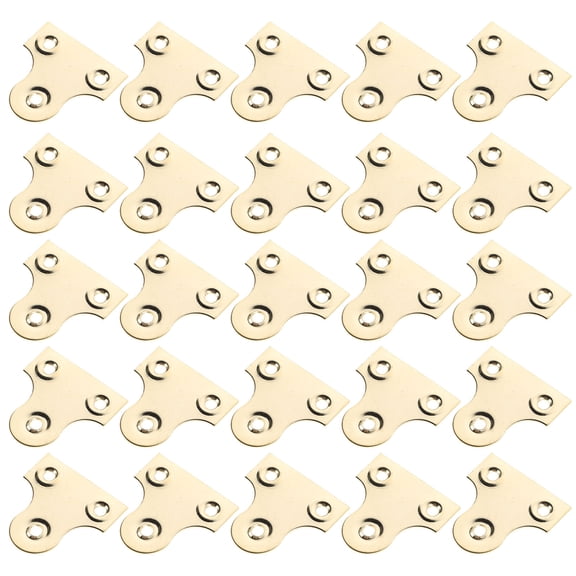 YUYUETIME 50Pcs Frame Hanging Hooks Iron Golden Durable Curved Design for Home Display