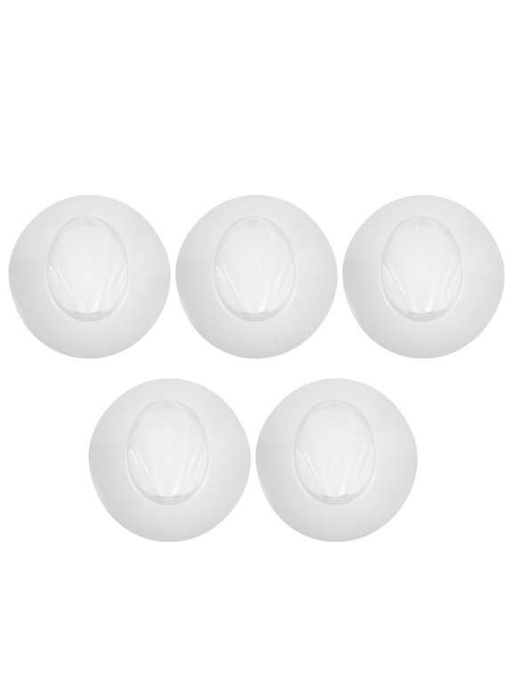Transparent Plastic Cowboy Hat Stand for Home and Travel 5Pcs