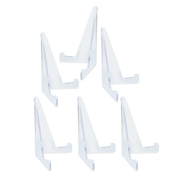 YUYUETIME 6Pcs Mini Easel Trading Card Display Stand Shows and Collectors 3.3x2.4x1.8in