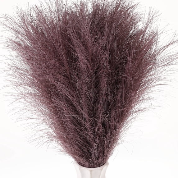 YUYUETIME Wedding Decor Artificial Pampas Grass Polyester 6Pcs