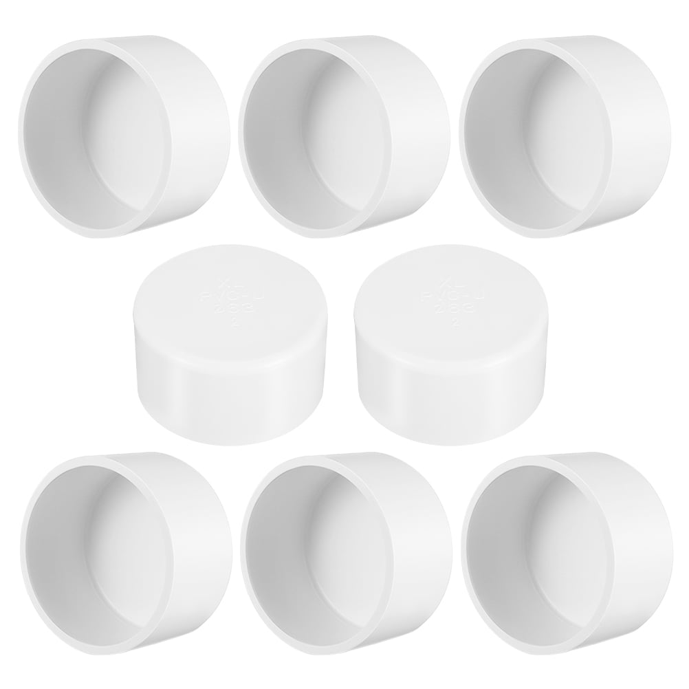Pvc Tile Cap YUYUETIME 8Pcs PVC Pipe Caps for Sealing and Preventing Leaks 2.8in ...