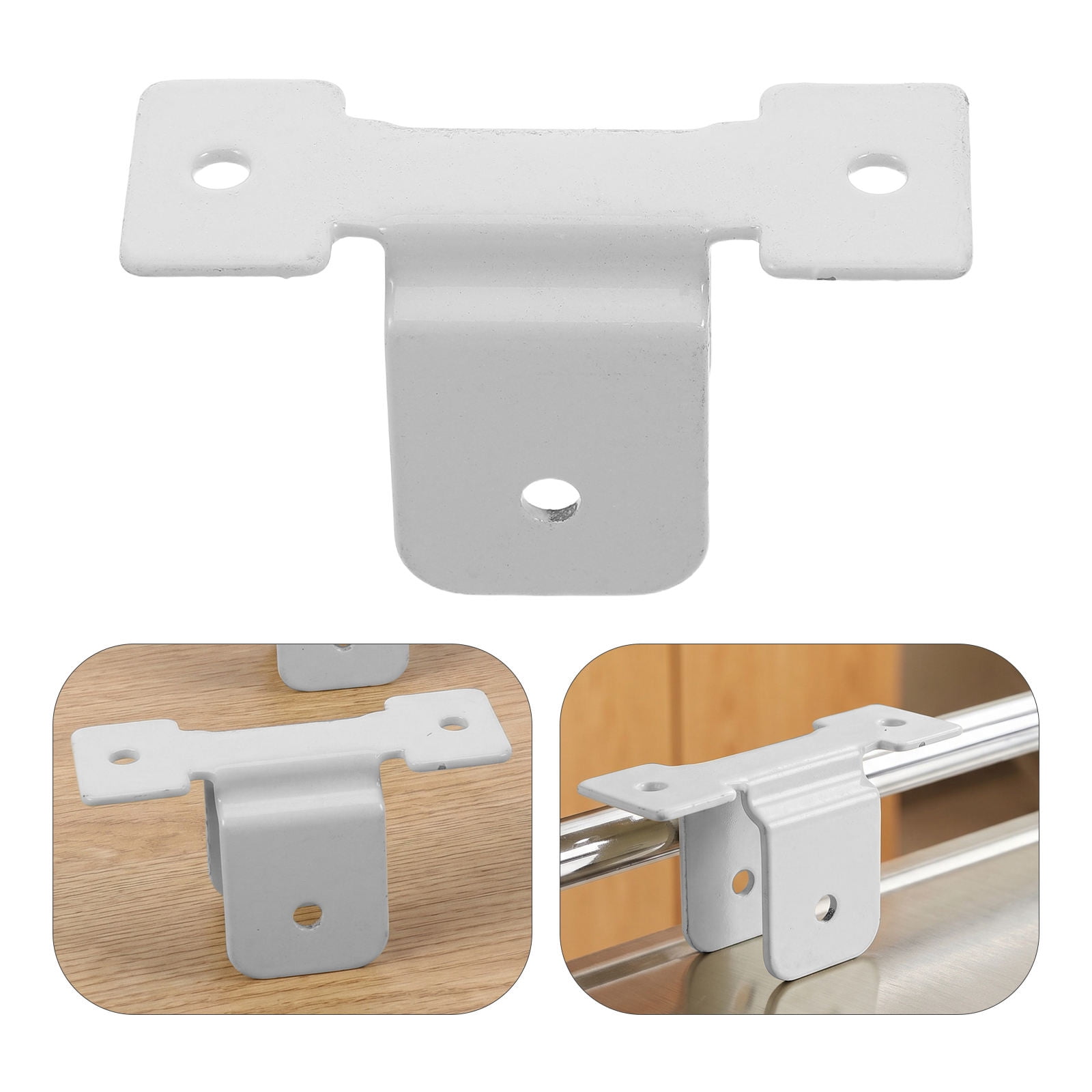 Safety Railing Boots YUYUETIME Bed Rail Support Bracket, White Metal, Enhanced Safety, Quick ...