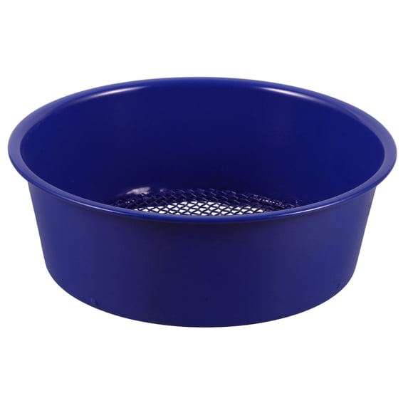 Mesh In Rocks YUYUETIME Blue Round Metal Soil Sifter with Durable Mesh for Home ...