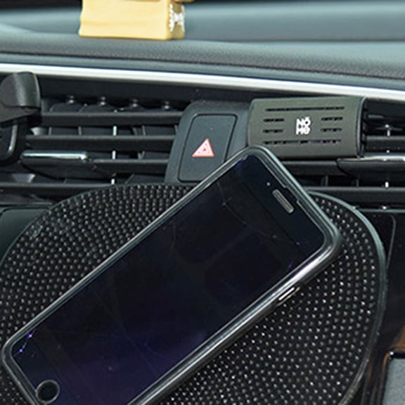 YUYUETIME 2Pcs Car Dashboard Skidproof Pad Black Non Magnetic Washable Anti Slip Mat for Mobile Phones