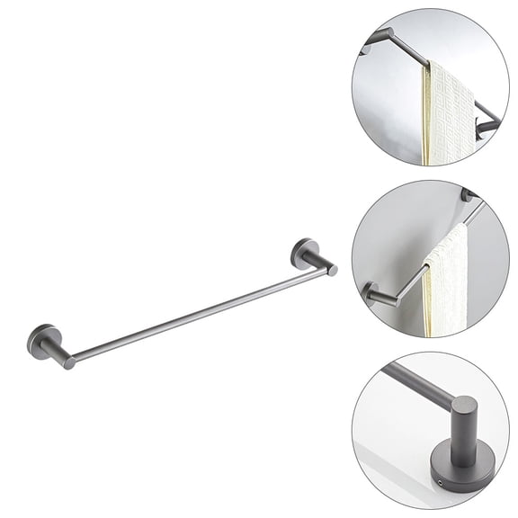 YUYUETIME Bathroom Accessory Storage Rack Copper Grey 1Set