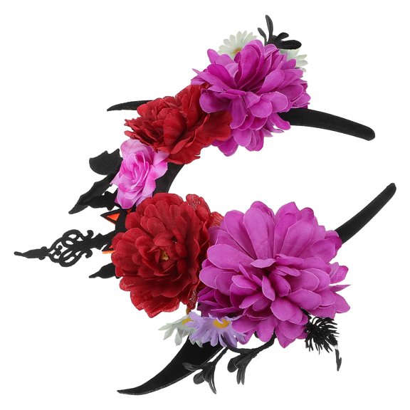 YUYUETIME Cosplay Ears Headband Purple Plastic 1Set