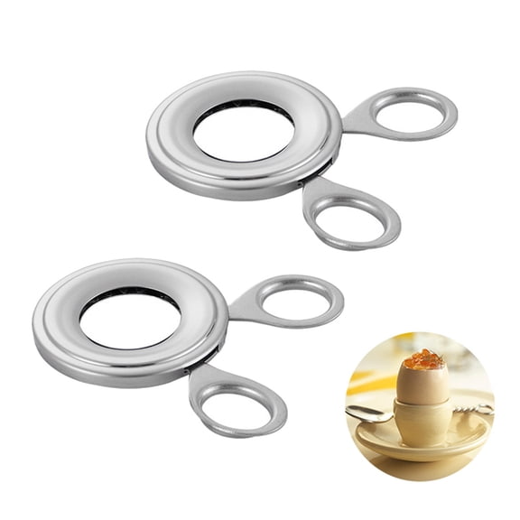 YUYUETIME Egg Opener Tool 2Pcs Stainless Steel Eggshell Cracker for Restaurant Use and Home Users