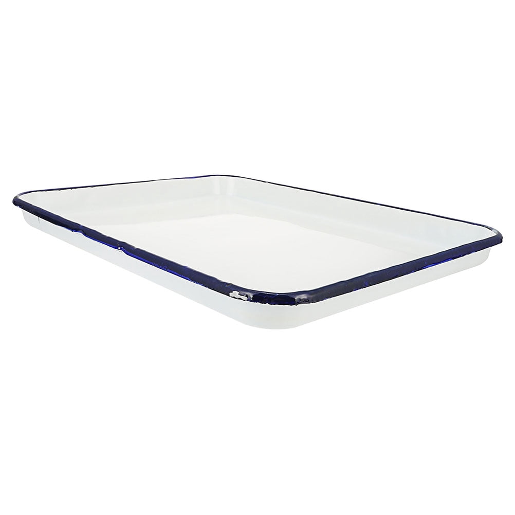 YUYUETIME Enamel Laboratory Dish Rectangular Pan for Organizing ...