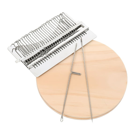 YUYUETIME Hand Craft Weaving Loom 1Set Toy for Children and Adults Wood Iron Material Rectangular Shape