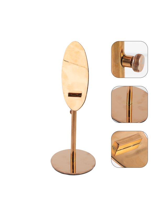 Metal Shoe Display Stand Adjustable Shoe Organizer for Closet Small Space Rose Plated Gold