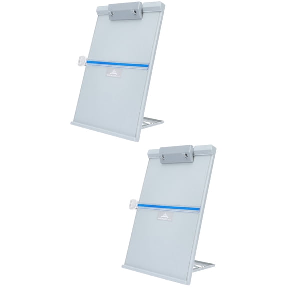 YUYUETIME Light Grey Plastic Document Holder Adjustable for Home Use 2Pcs
