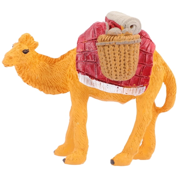 YUYUETIME Camel Sculpture Figurine for Home Office Shelf and Garden Decoration
