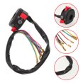 YUYUETIME Motorcycle Handlebar Control Switch with Push Button Start ...